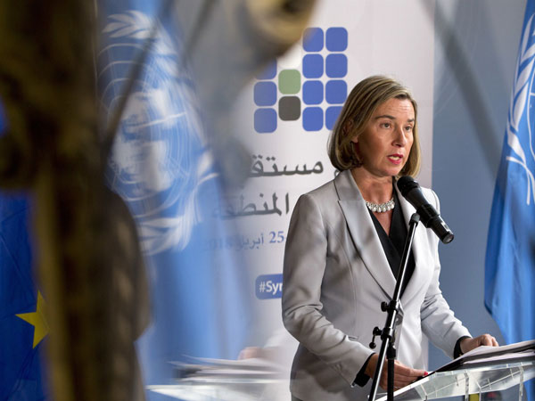 FEDERIKA MOGERINI: Rusija, Iran i Turska da ispune obećanja o Siriji FEDERIKA MOGERINI: Rusija, Iran i Turska da ispune obećanja o Siriji