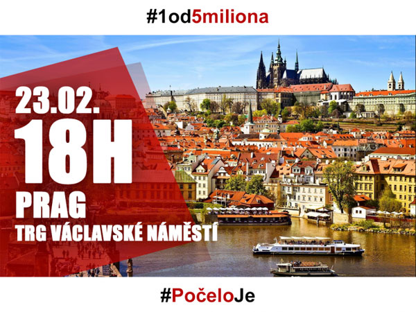 Posle Beča, GRAĐANSKI protesti (1 od 5 miliona) i u Pragu! Posle Beča, GRAĐANSKI protesti (1 od 5 miliona) i u Pragu!