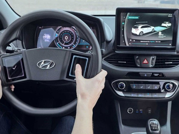 Hyundai želi ekrane osetljive na dodir u volanu Hyundai želi ekrane osetljive na dodir u volanu