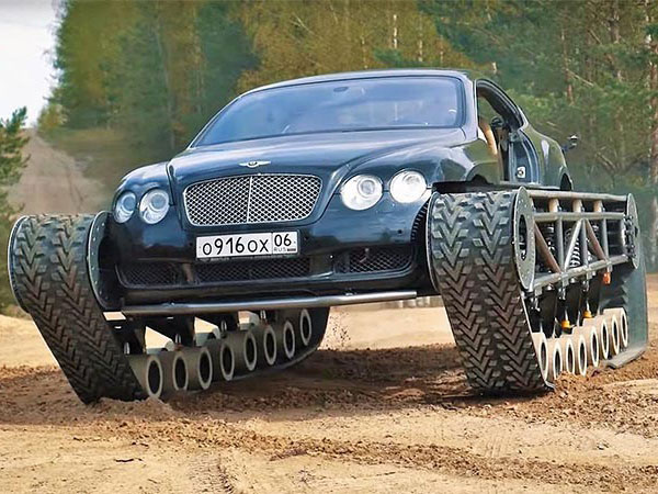 Ruski mehaničar pretvorio Bentley-a u (Ultratank) Ruski mehaničar pretvorio Bentley-a u (Ultratank)